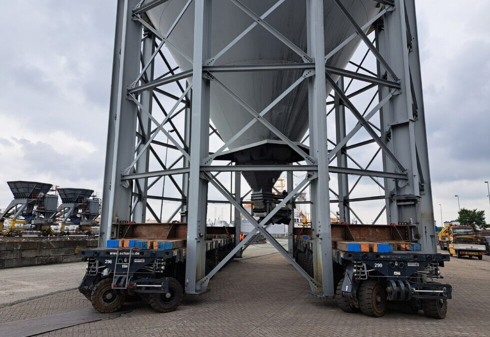 Transport three 190 Ts silo’s