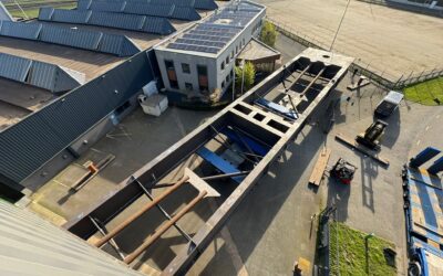 Over the Easter Weekend: First grillage successfully relocated