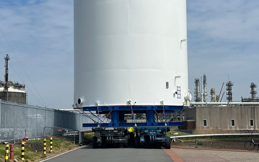 Evening transport operation – lifting over obstacles without removal