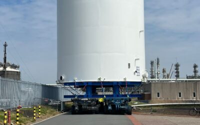 Evening transport operation – lifting over obstacles without removal